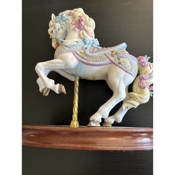 Lenox Carousel Collection Set of 3 Horse Porcelain Figurines Collectible Vintage - Picture 12 of 16
